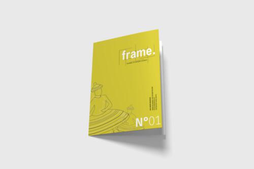 Frame Magazine Mockup cover